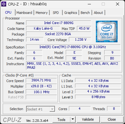 CPU-Z screenshot for htxaab0q